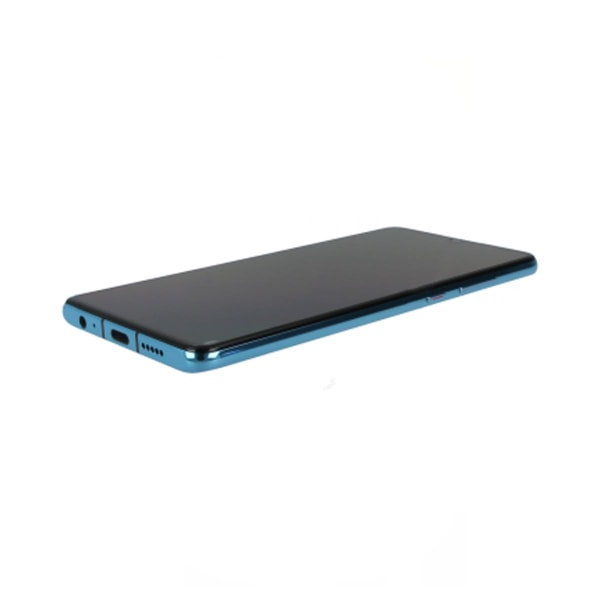 Huawei P30 (New Version) Skärm/Display med Batteri Original - Aurora Blå Blue