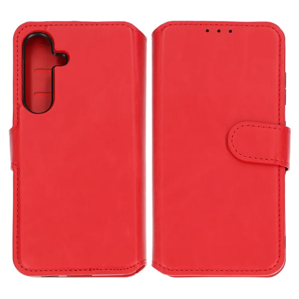 Samsung Galaxy S24 Plånboksfodral Magnet Rvelon - Röd Röd