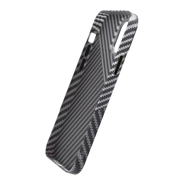 Kolfiber Skal iPhone 13 Pro Max - Svart & Vit Black