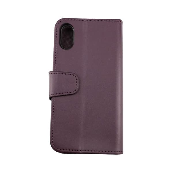 iPhone X/XS Plånboksfodral Extra Kortfack Rvelon - Mörklila Dark purple