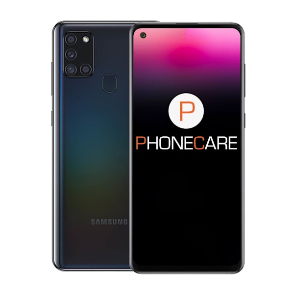 Begagnad Samsung Galaxy A21s Dual 32GB Svart – Bra skick (B) Svart
