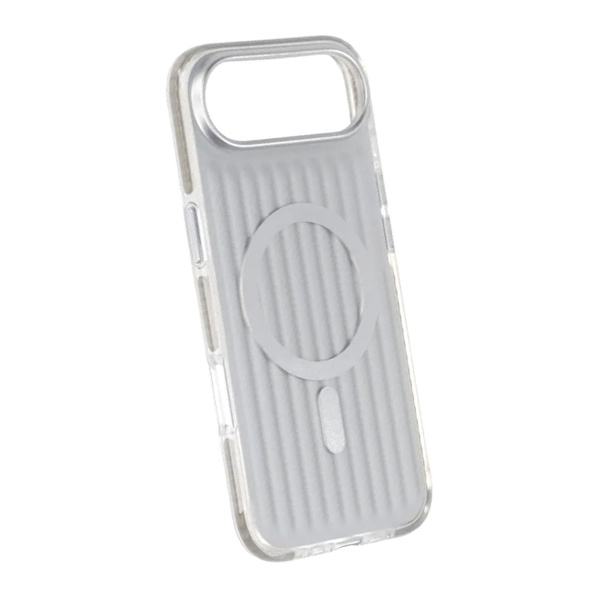 Mobilskal Korrugerad Magsafe för iPhone Air - Silver Silver