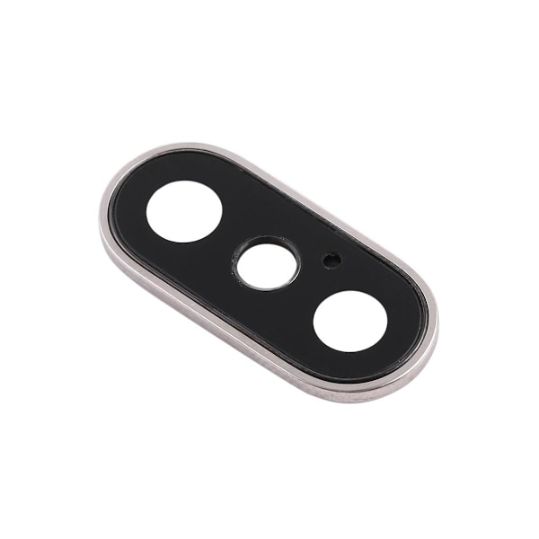 iPhone X Kameralins med Ram - Vit White