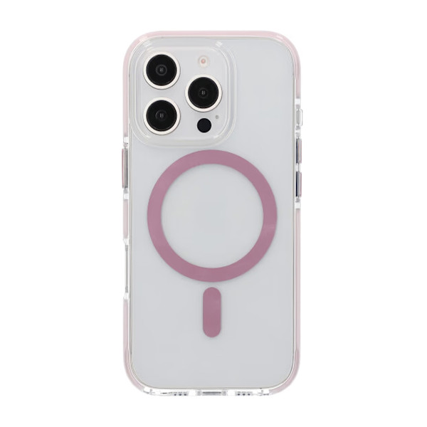 iPhone 16 Pro Max Mobilskal Magnet Dubbelskydd - Rosa Pink