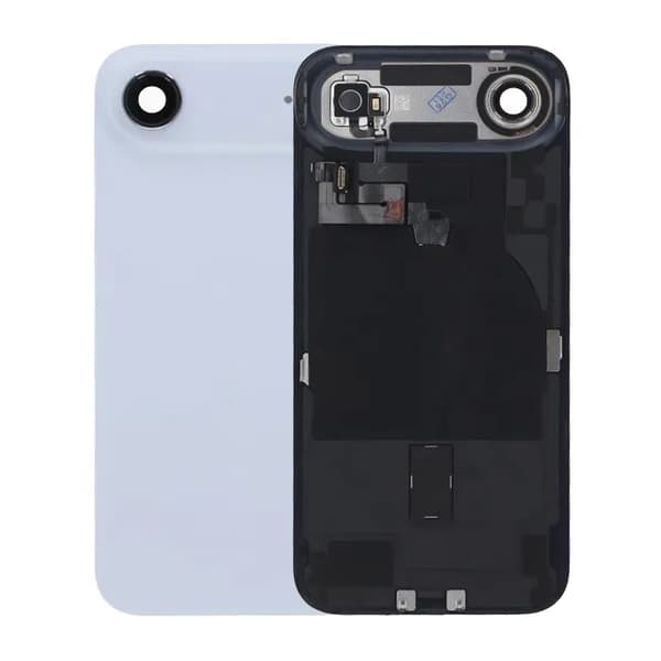 Baksida Glas Original med smådelar för iPhone Air - Blå Blå