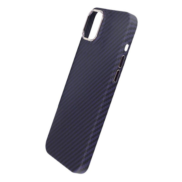 iPhone 15 Plus Mobilskal i Kolfiber - Lila Purple