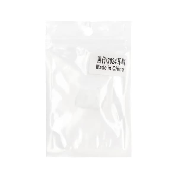 Silikonskydd för Apple AirPods 4 - Vit vit