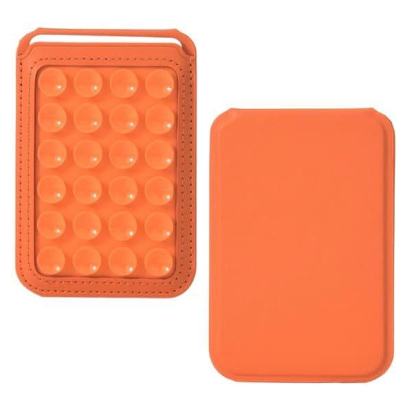 MagSafe Korthållare med Sugproppar och Stativ - Orange