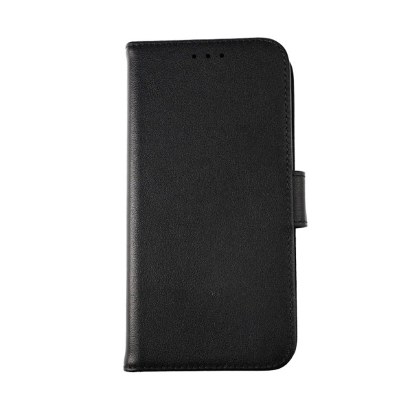 iPhone X/XS Plånboksfodral Läder Rvelon - Svart Black