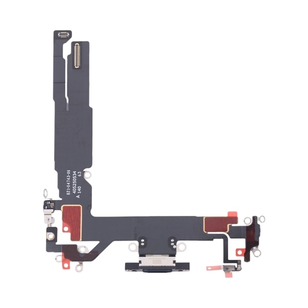 iPhone 16 Laddkontakt med Flexkabel Original - Svart Svart