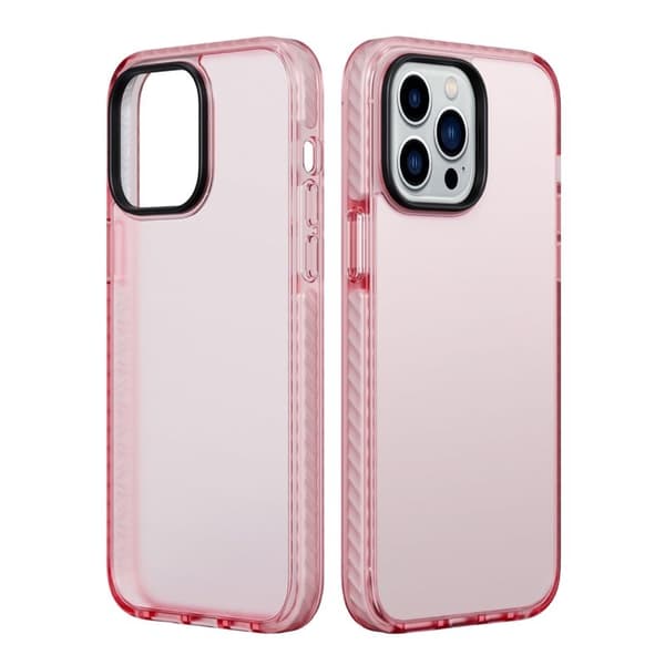 iPhone 15 Pro Stöttåligt TPU Mobilskal - Rosa Pink