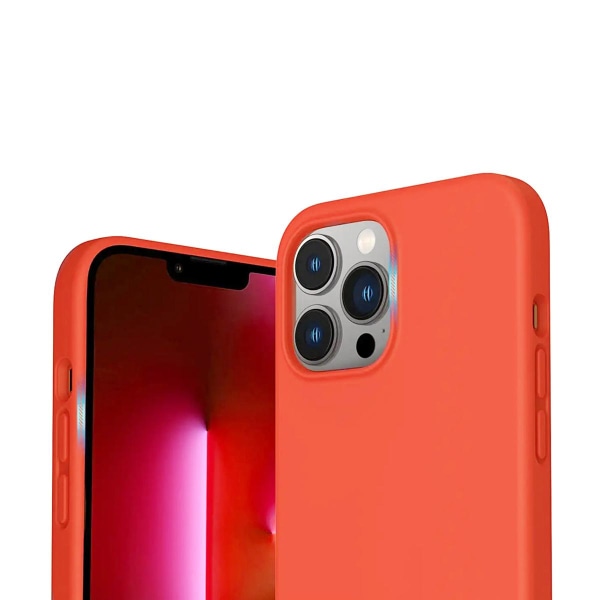 iPhone 14 Pro Max Silikonskal Rvelon MagSafe - Rosa Pink