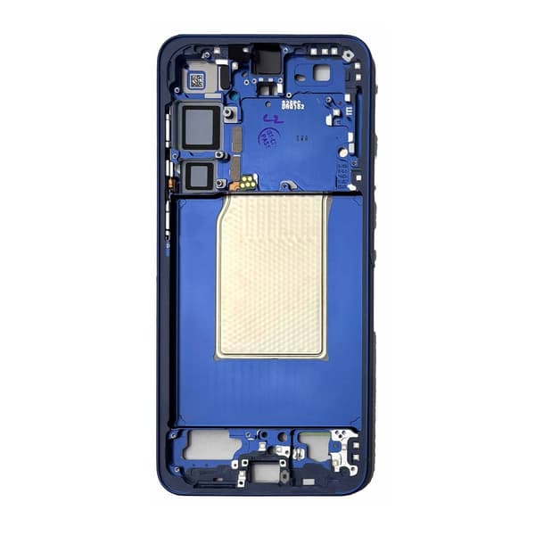 Samsung Galaxy S25 Plus Mittenram - Navy Blå