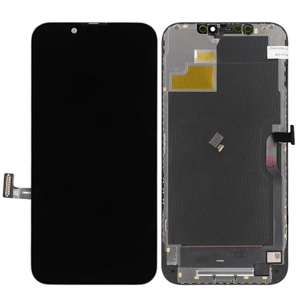 iPhone 12 Pro Max Skärm med Hard OLED Display - DD Svart