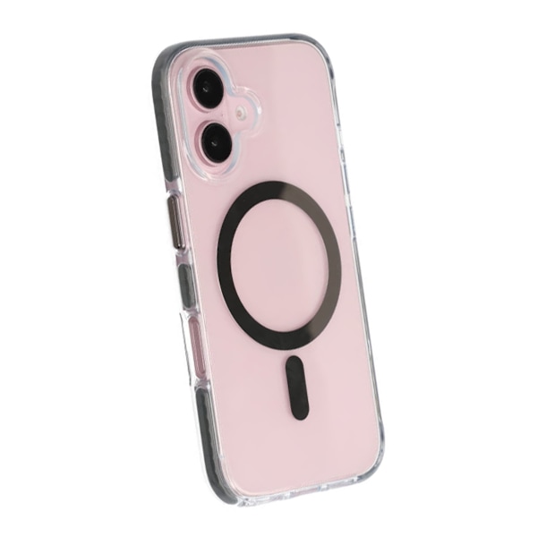 iPhone 16 Mobilskal Magnet Dubbelskydd - Grå Grey