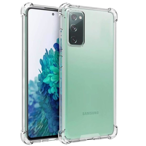 Stöttåligt Skal Samsung Galaxy S20 FE - Transparent Transparent