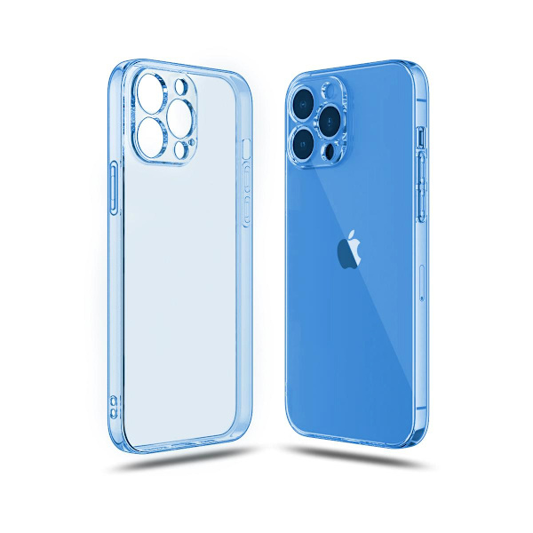 iPhone 14 Pro Mobilskal Ultratunt TPU - Blå Blue