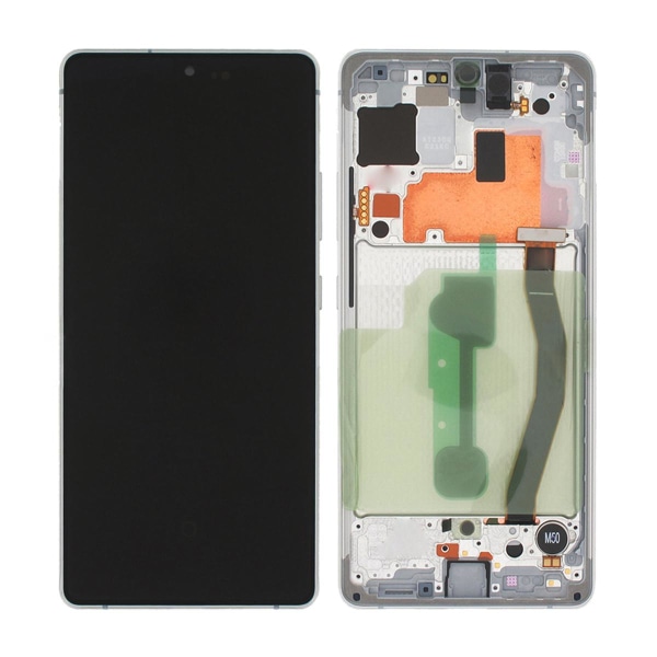 Samsung Galaxy S10 Lite (SM-G770F) Skärm med LCD Display Original - Vit White