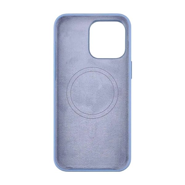 iPhone 15 Pro Max Silikonskal Rvelon MagSafe - Blå Blue