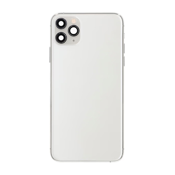 iPhone 11 Pro Max Baksida med Komplett Ram - Vit Vit