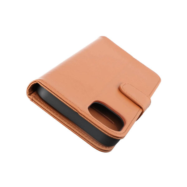 iPhone 14 Plus Plånboksfodral Extra Kortfack Rvelon - Brun Brown