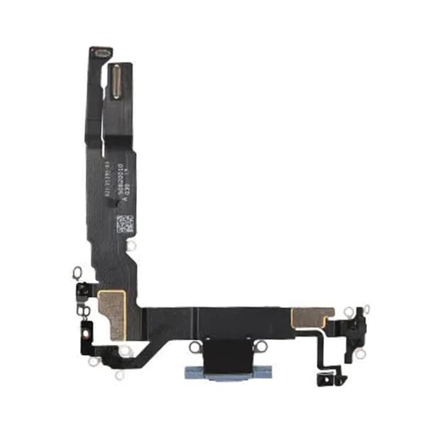Laddkontakt med Flexkabel för iPhone 17 - Blå Blue