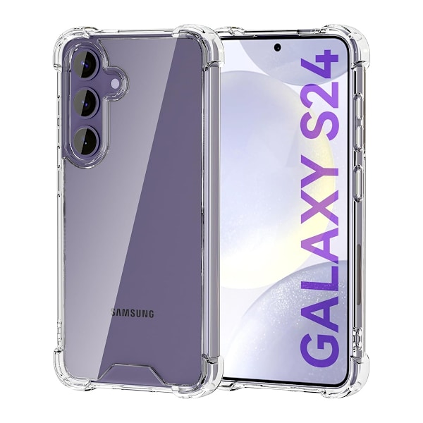 Samsung Galaxy S24 Stöttåligt Mobilskal - Transparent Transparent