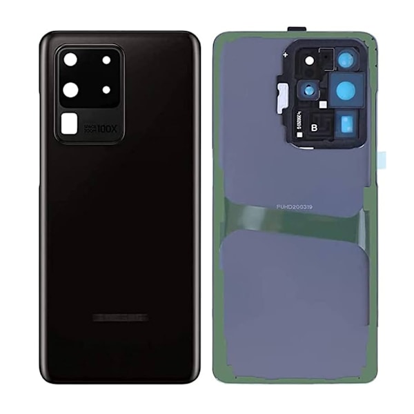 Samsung Galaxy S20 Ultra (SM-G988B) Mea Baksida Original - Svart Svart