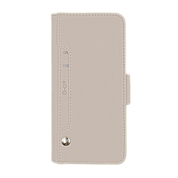 iPhone XS Max Plånboksfodral Stativ och extra Kortfack G-SP -  Grå Grey