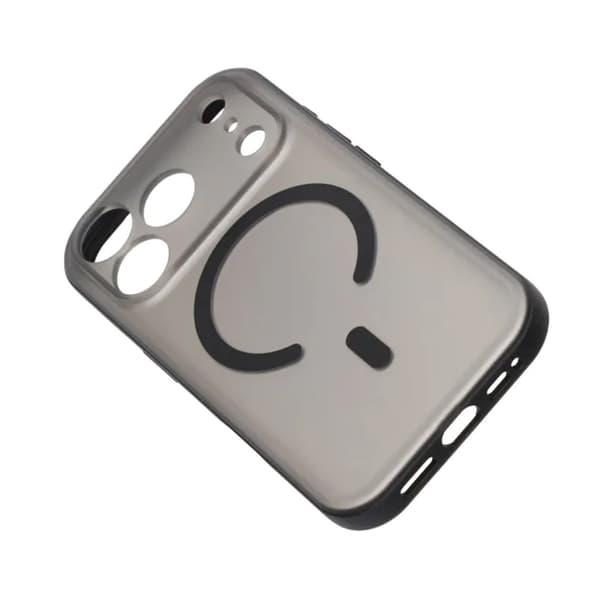 Slankt MagSafe-cover med kamerabeskyttelse til iPhone 17 Pro Max - Sort sort