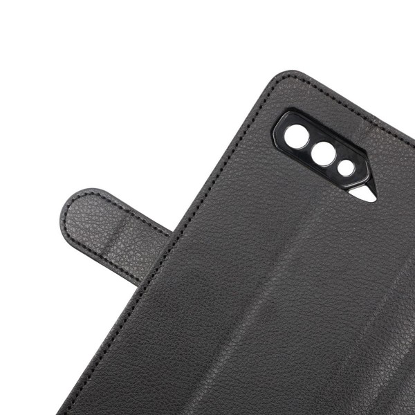Asus ROG Phone 5s Plånboksfodral med Stativ - Svart Svart