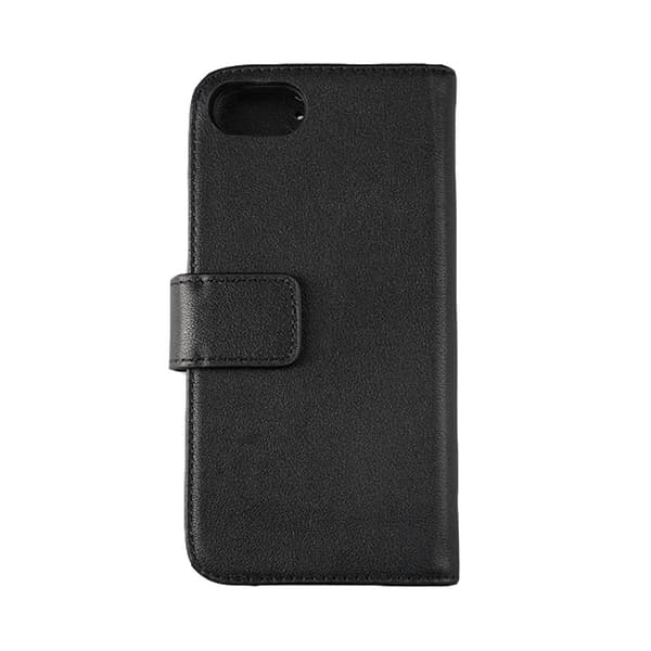 iPhone 7/8/SE 2020 Plånboksfodral Genuint Läder Rvelon - Svart Svart