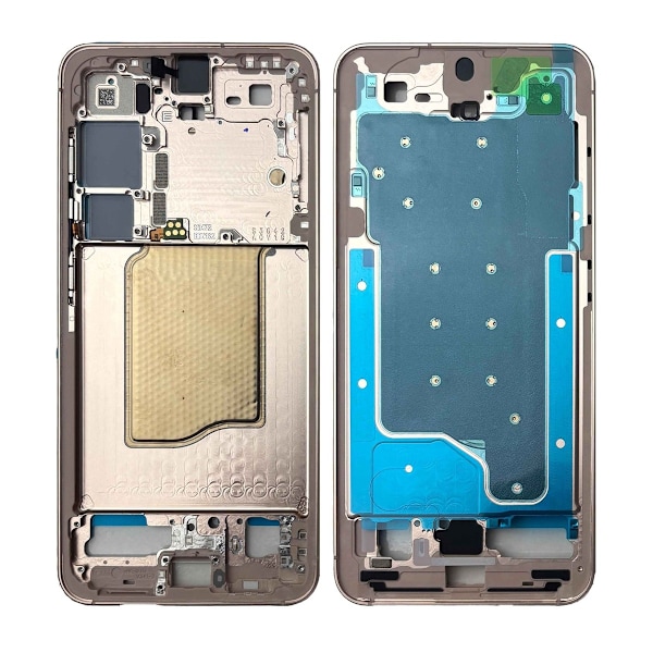 Samsung Galaxy S25 Mittenram - Rosa Pink gold