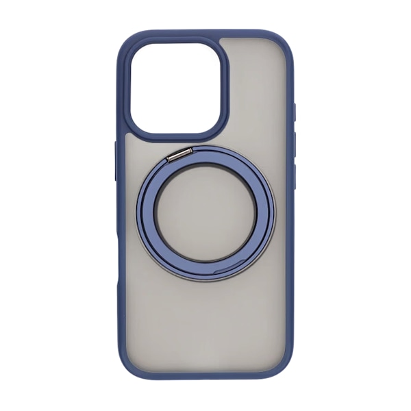 iPhone 16 Pro Max Mobilskal med Magsafe Stativ - Blå Blue