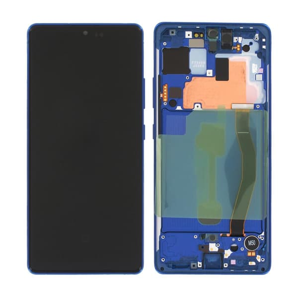Samsung Galaxy S10 Lite (SM-G770F) Skärm med LCD Display Original - Blå Marinblå