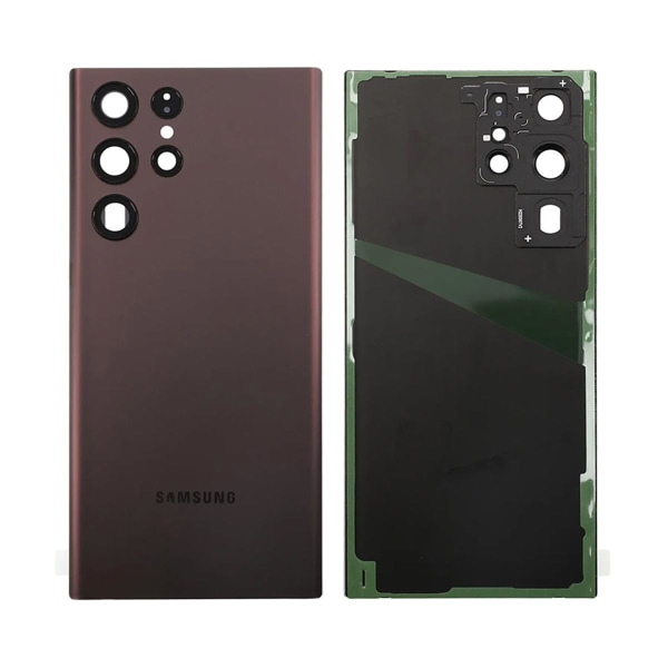 Samsung Galaxy S22 Ultra Baksida - Vinröd Röd