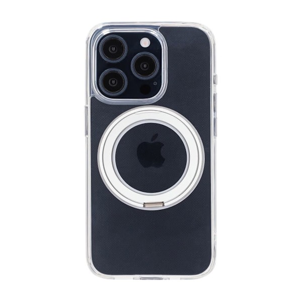 iPhone 15 Pro Mobilskal med Magsafe Stativ - Transparent Transparent