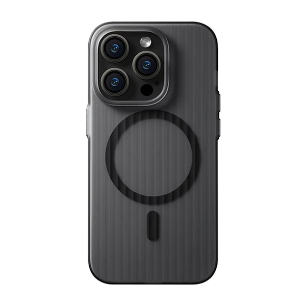 iPhone 14 Pro Max Mobilskal Korrugerad Anti-Halk - Svart Svart