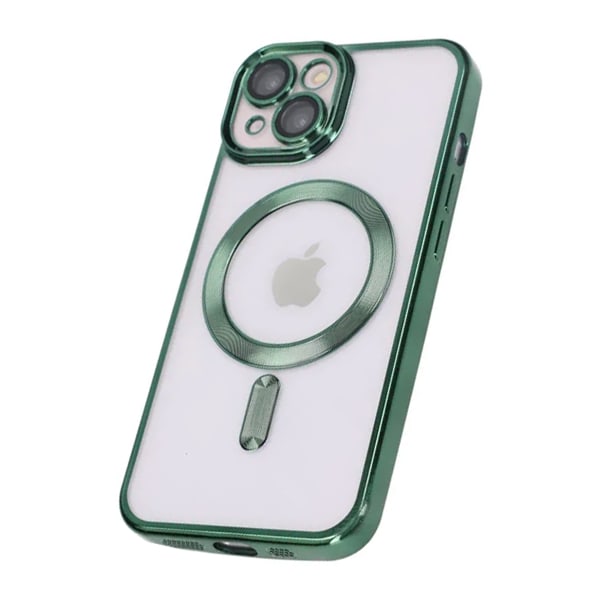 Luxury Mobilskal med Magsafe iPhone 13 - Militärgrön Mörkgrön