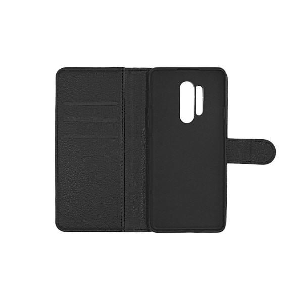 OnePlus 8 Pro Plånboksfodral med Stativ - Svart Black
