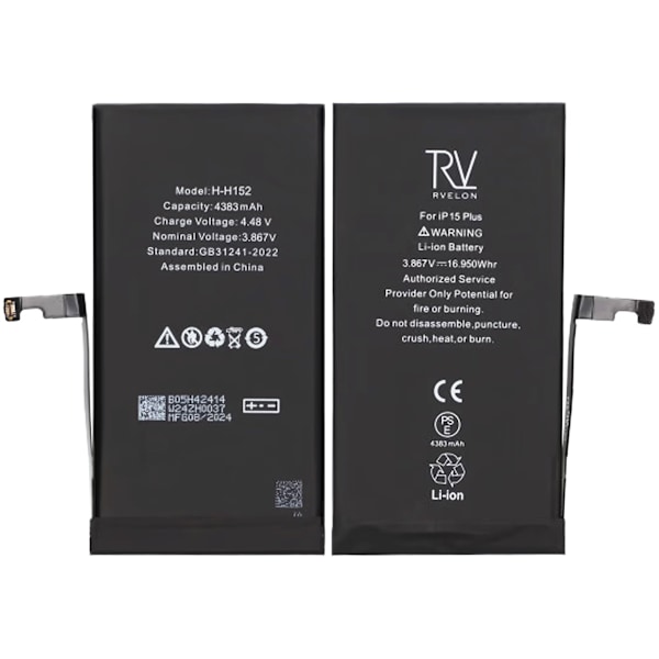 Batteri för iPhone 15 Plus