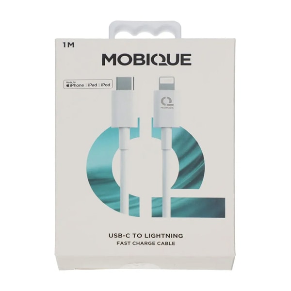 USB C till Lightning MFi 60W Snabbladdare - Vit White