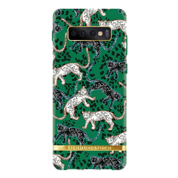 Richmond & Finch Skal Green Leopard - Samsung S10 Green