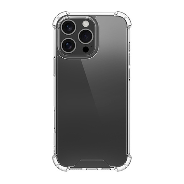 iPhone 16 Pro Max Mobilskal Stöttåligt - Transparent Transparent