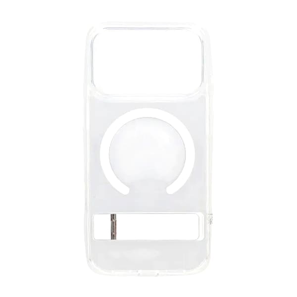 Rvelon Mobilskal med Stativ för iPhone 17 Pro Max - Transparent Transparent