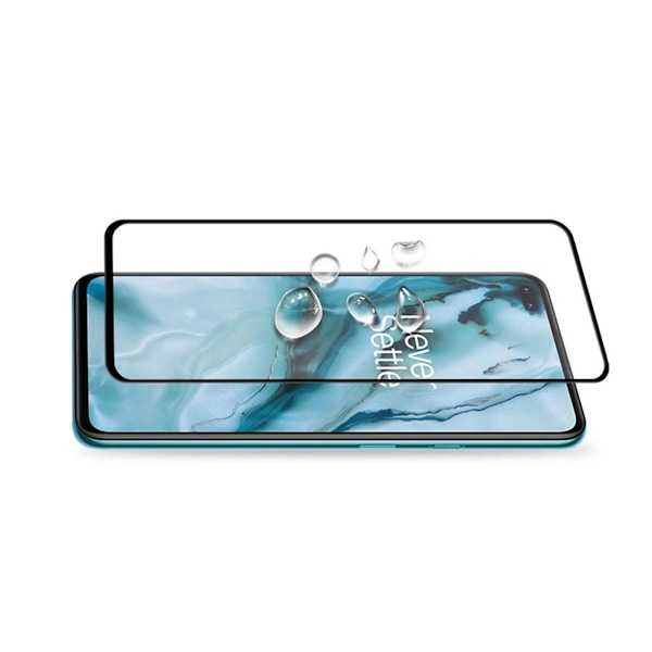 Skärmskydd OnePlus Nord N10 5G - 3D Härdat Glas Svart Black