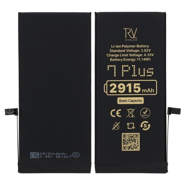 Rvelon Premium Batteri til iPhone 7 Plus - 2915mAh