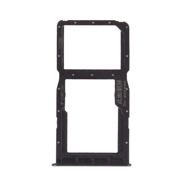 Huawei P30 Lite Minneskort/Simkortshållare - Svart Black
