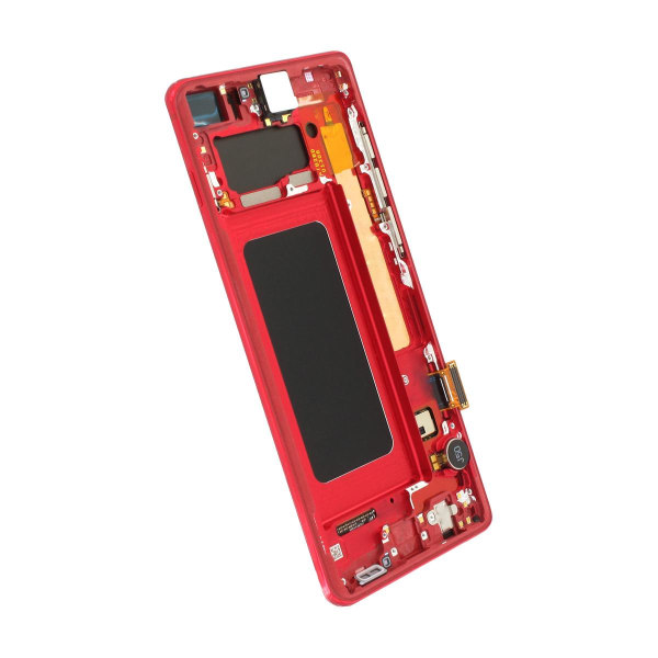 Samsung Galaxy S10 Plus (SM-G975F) Skärm med LCD Display Origina Röd