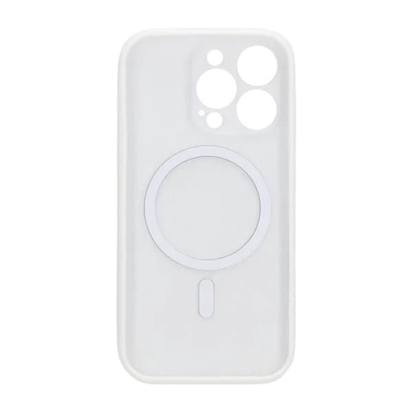 Slimmat MagSafe-skal med kameraskydd för iPhone 16 Pro Max - Vit vit